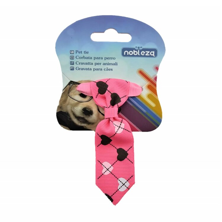 stropdas roze voor hond of kat