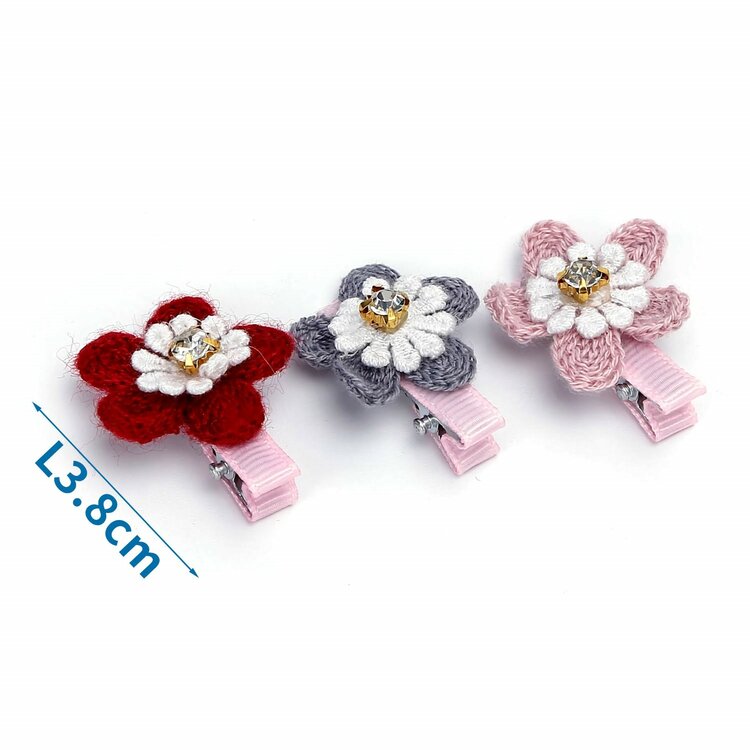 Nobleza Haarspeld - Voor hond en kat - Bloemen - 2 stuks