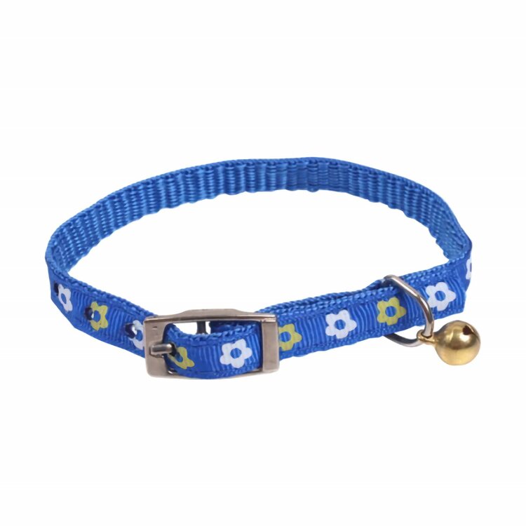 Kattenhalsband blauw