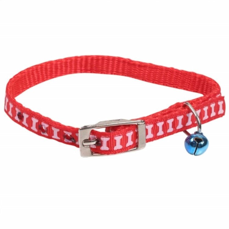 Kattenhalsband rood