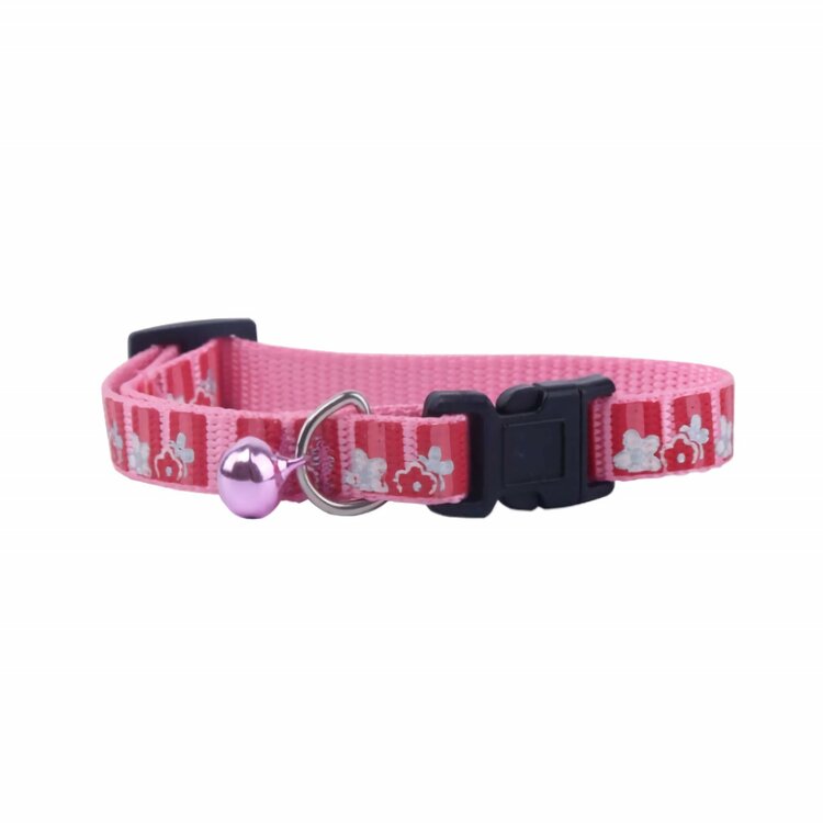kattenhalsbandje bloemetjes