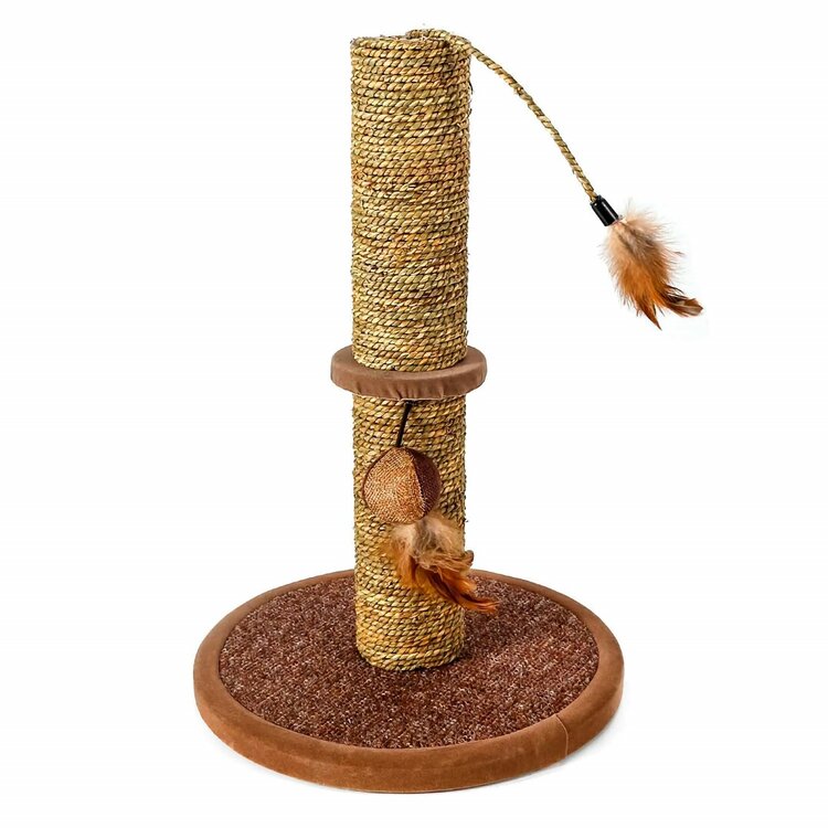 Nobleza Krabpaal - Bruin - Zeewier en veren - 44 cm