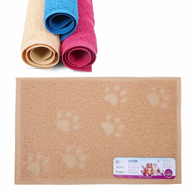 Kattenbakmat - Rubber - 40x60 cm - Bruin