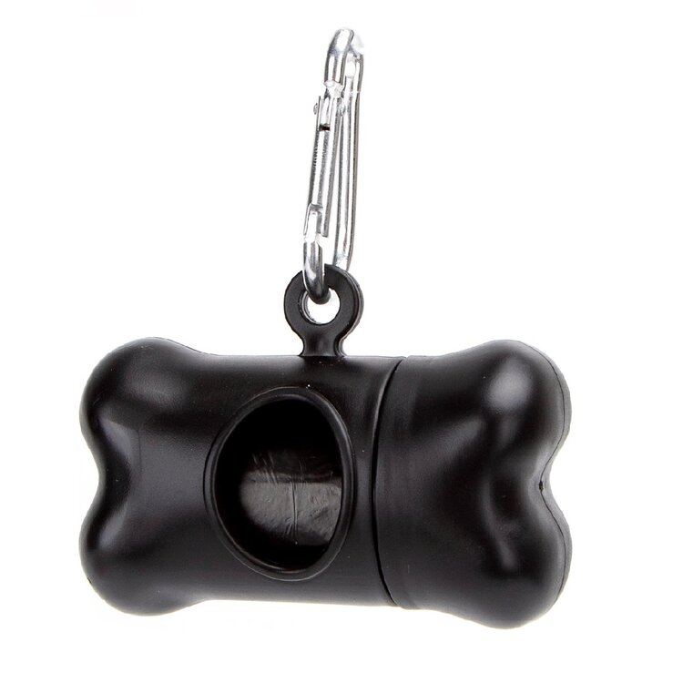 Nobleza Dispenser - Inclusief poepzakjes - Zwart