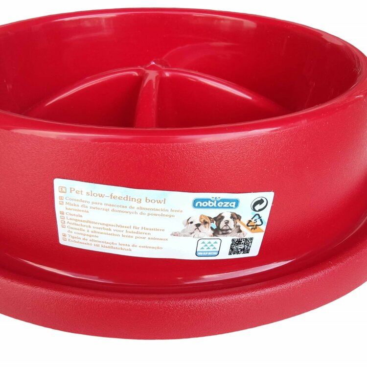 Nobleza Hondenvoerbak - Anti schrok - Anti knoeirand - Rond
