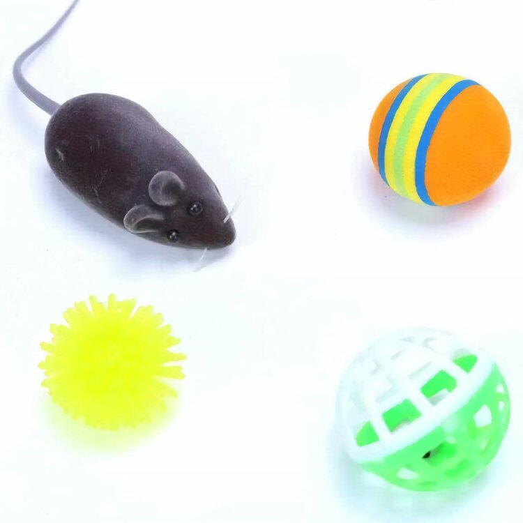 Kattenspeelgoed ballen muis 