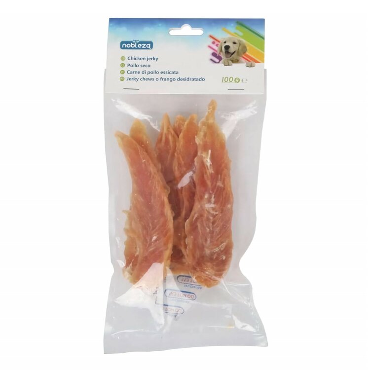 Honden snack gedroogde kip