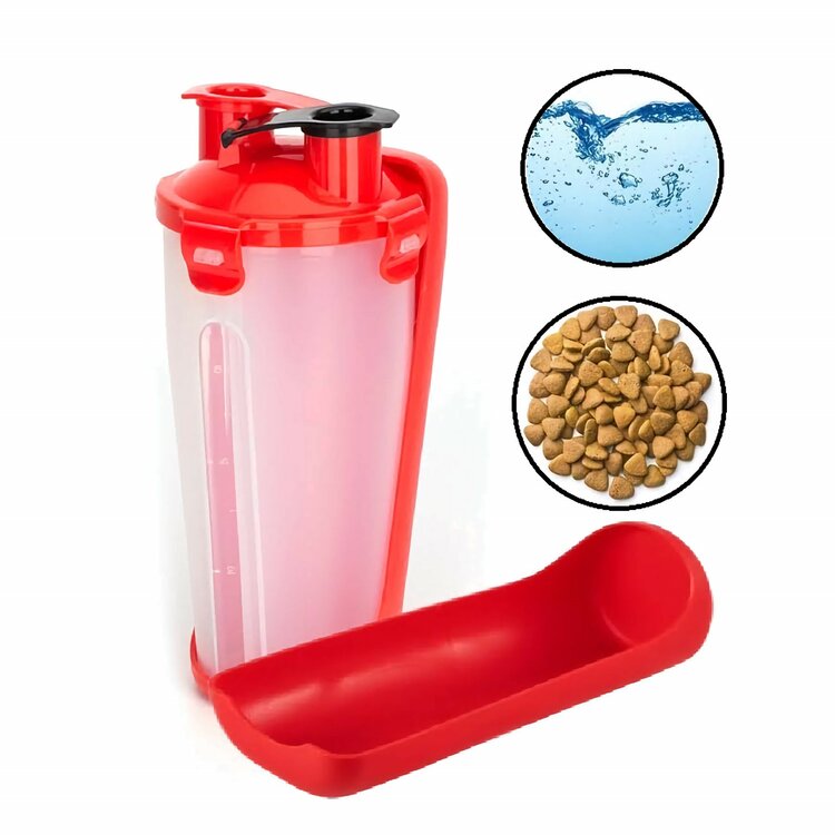Water en voer bidon voor honden