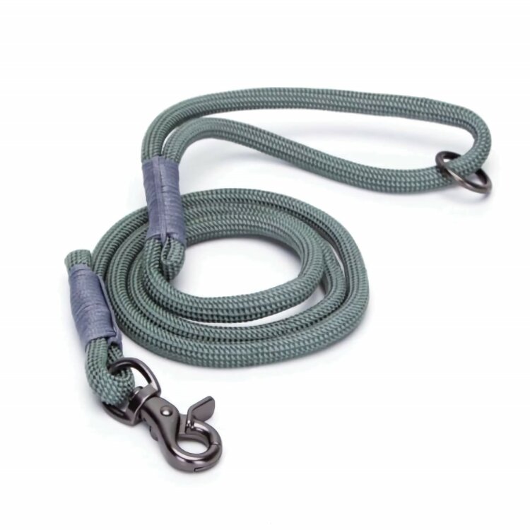 Nobleza Hondenriem rond, reflecterend, groen, 120 cm