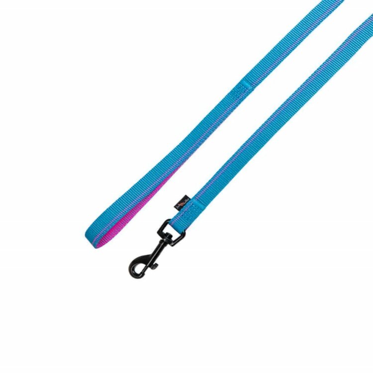 Leuke hondenriem roze en blauw