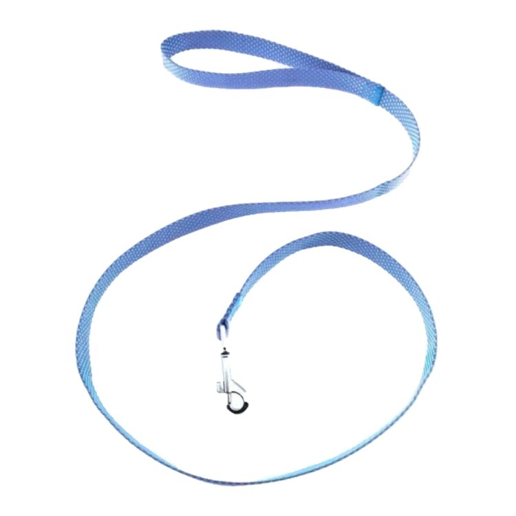 Blauwe hondenriem nylon