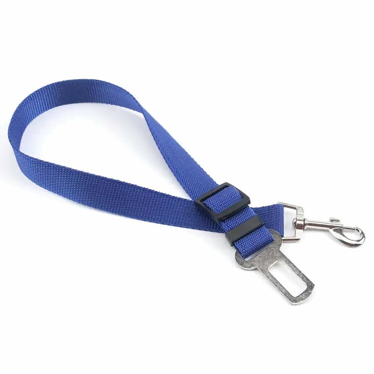 Nobleza Hondengordel - Lengte verstelbaar - Blauw - Breedte 2 cm