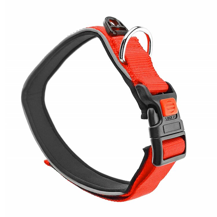 Hondenhalsband rood waterproof