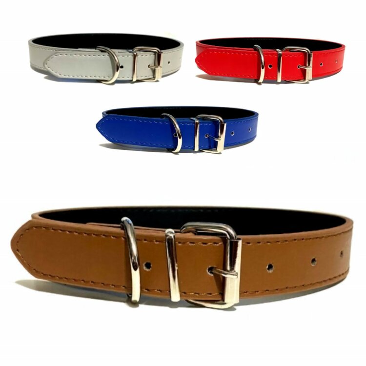 Nobleza Hondenhalsband met gesp - Vegan leer - 40 cm