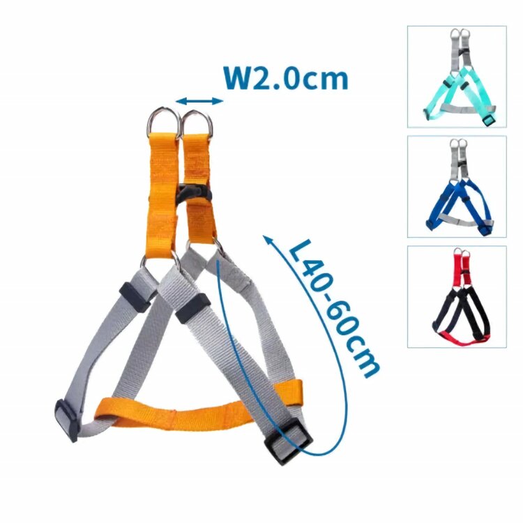 Nobleza Honden y-tuig - Nylon - Maat L