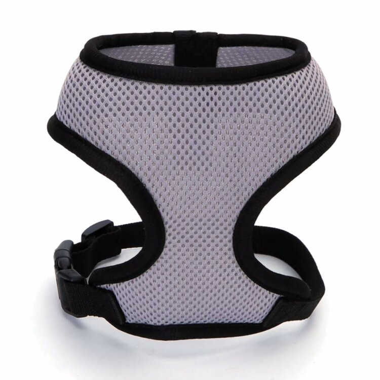Nobleza Honden Y-tuig - Gevoerd - Maat M - Grijs