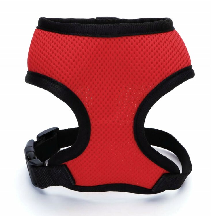 Nobleza Honden Y-tuig - Gevoerd - Maat M - Rood