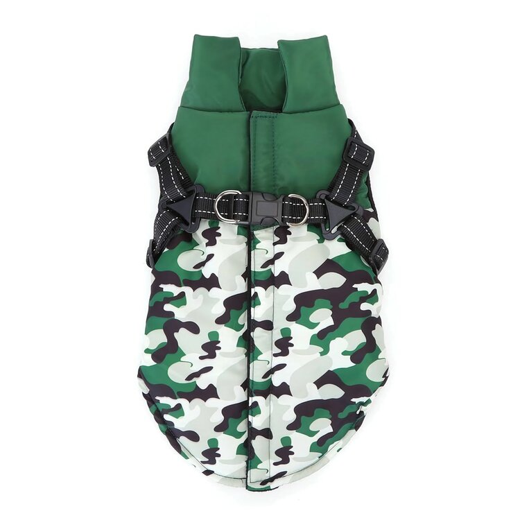 Hondenjasje met leger kleuren