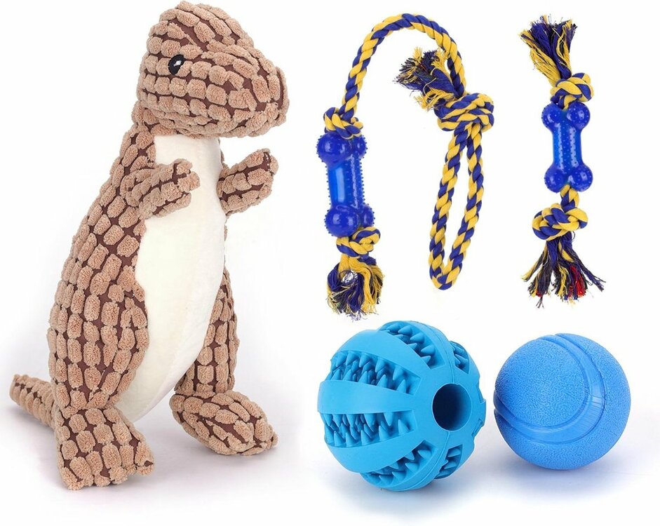 Honden speelgoedset - 5 speeltjes