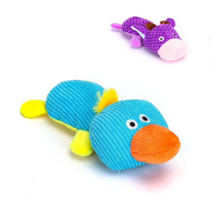 Hondenspeeltje pluche knuffel met piep