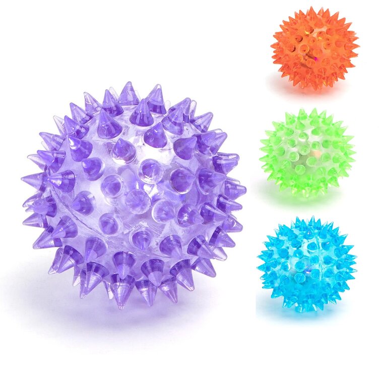 Nobleza Honden spikeball met licht - 7,5 cm