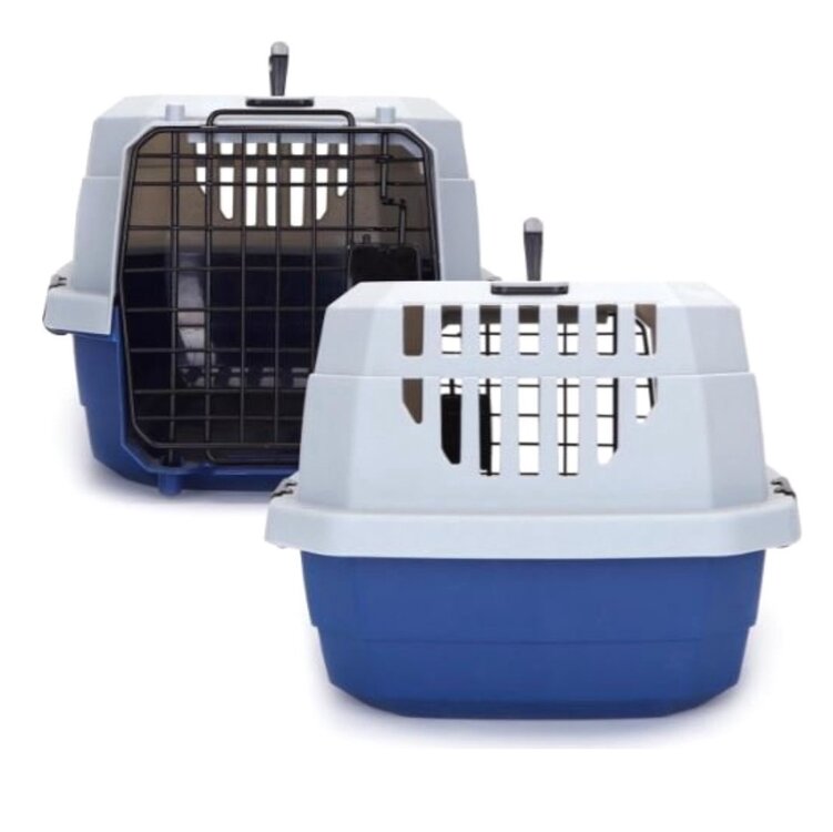 Nobleza Reismand voor hond en kat - 58x39x33 cm - Blauw