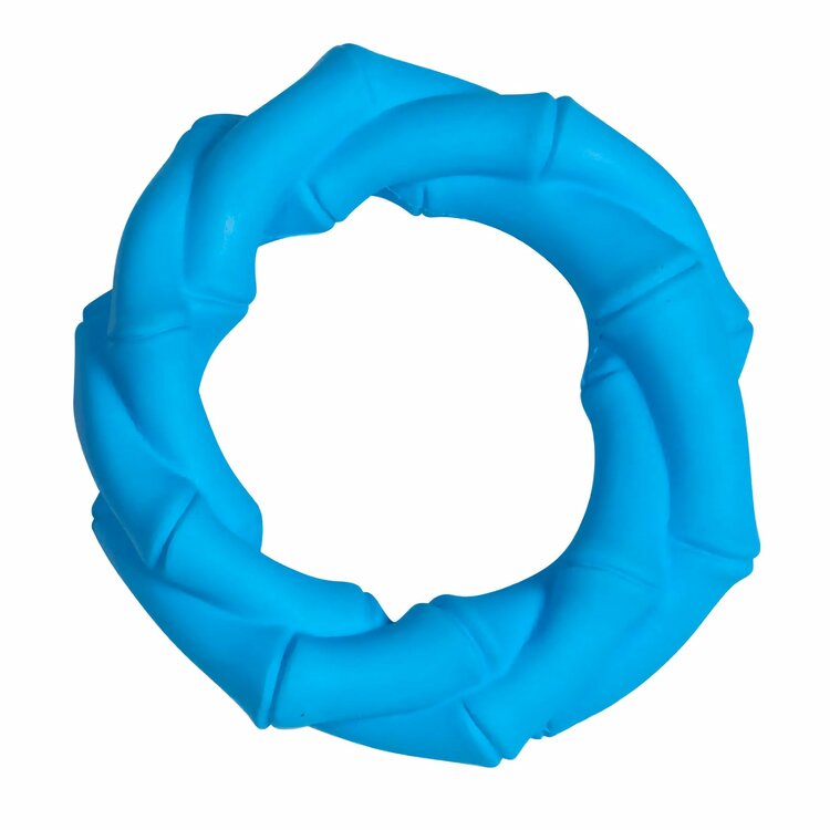 Hondenspeelgoed rubber ring Bacon