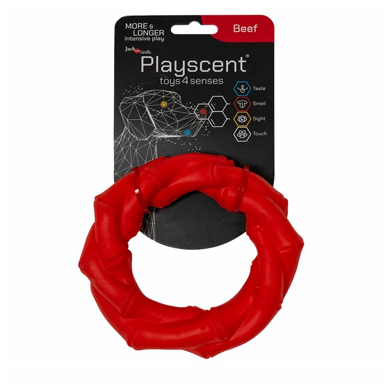 Jack and Vanilla Hondenspeelgoed - Rubber ring - Rund - 14 cm