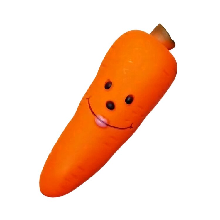 Hondenpiepspeeltje wortel