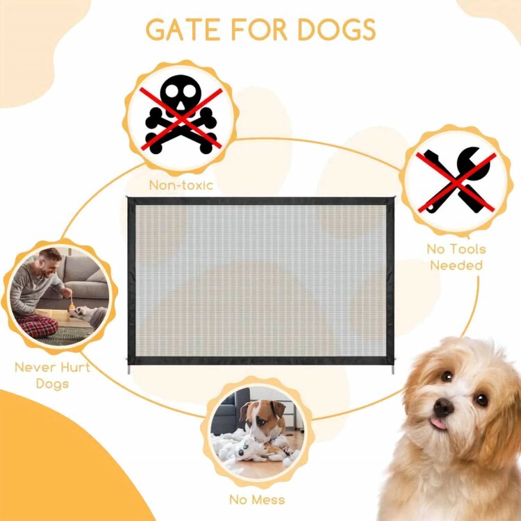 barricade net voor trap of deur honden