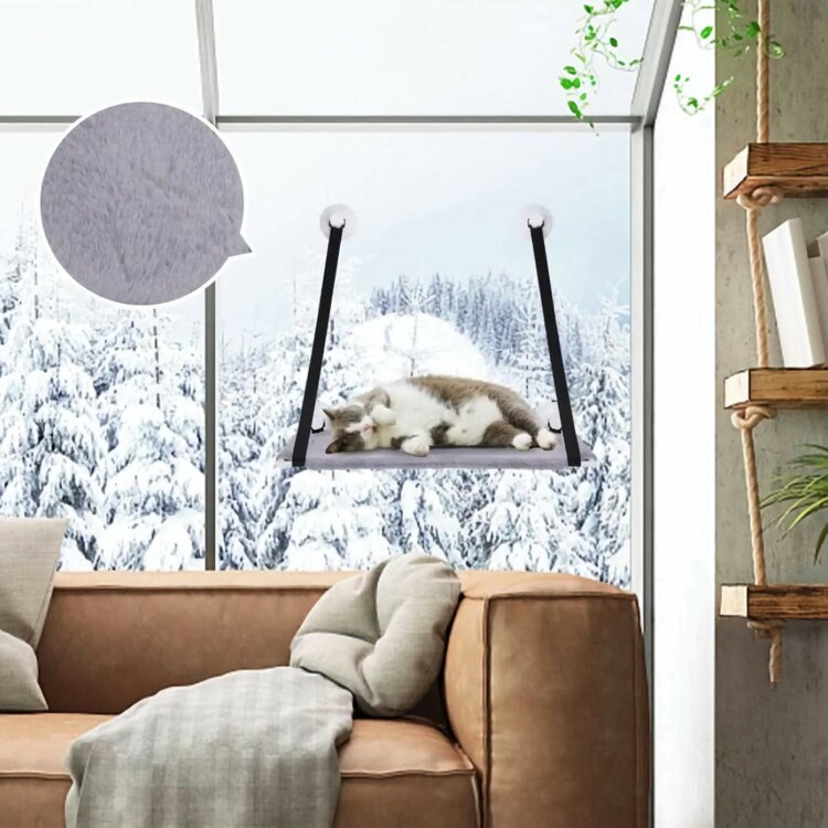 ligplek voor katten raam