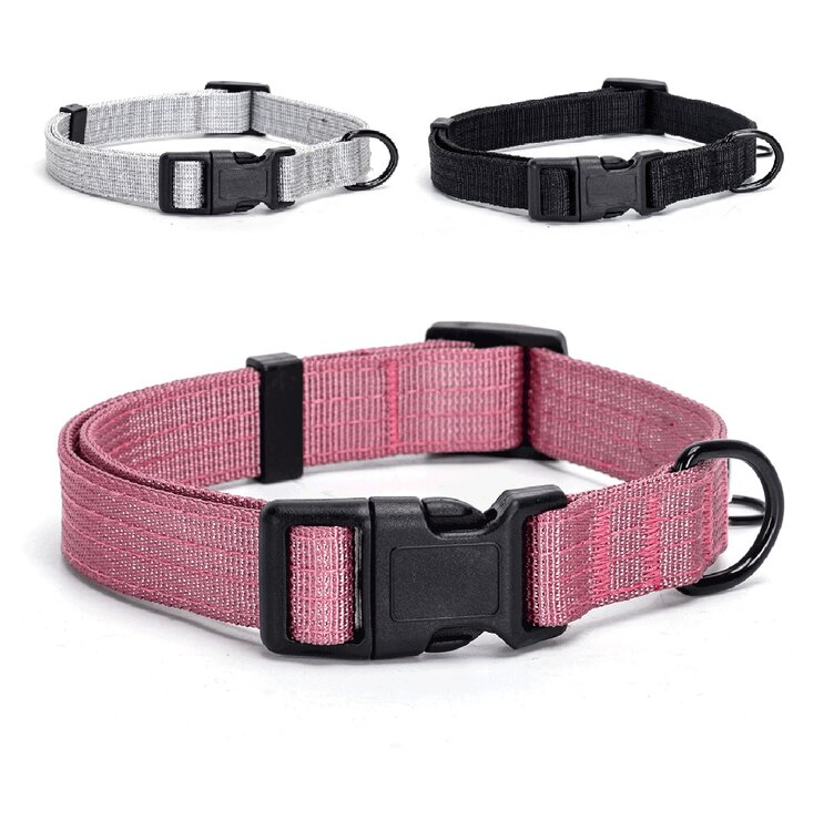 Nobleza Honden klikhalsband - Geweven Nylon - 51 cm