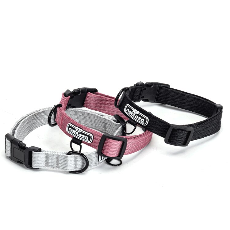 Honden klikhalsband - Geweven Nylon - 66 cm