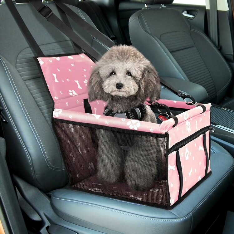 Stoeltje voor honden in de auto