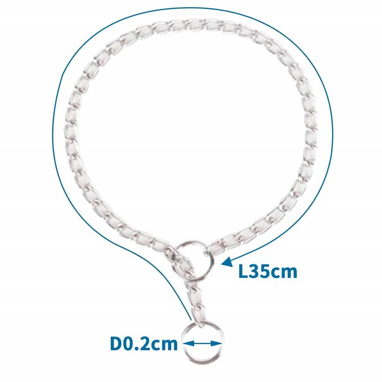 Nobleza Honden slipketting - Maat XS - 35 cm