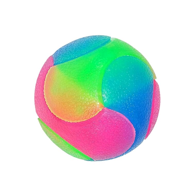 Hondenspeelgoed bal met licht 6,5cm