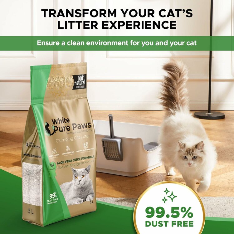 Kattenbakvulling - Bentoniet - Alo&euml; vera - 5L