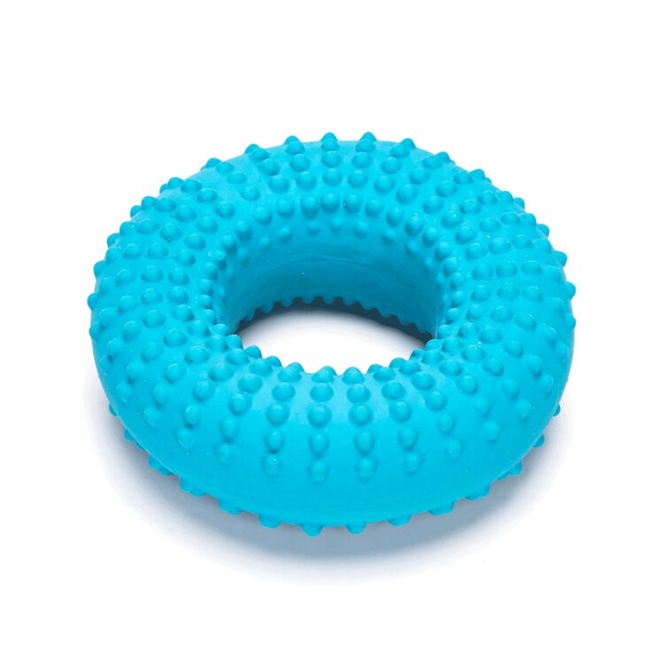 Nobleza Honden piepspeelgoed - Grote ring - Rubber - 12,5 cm