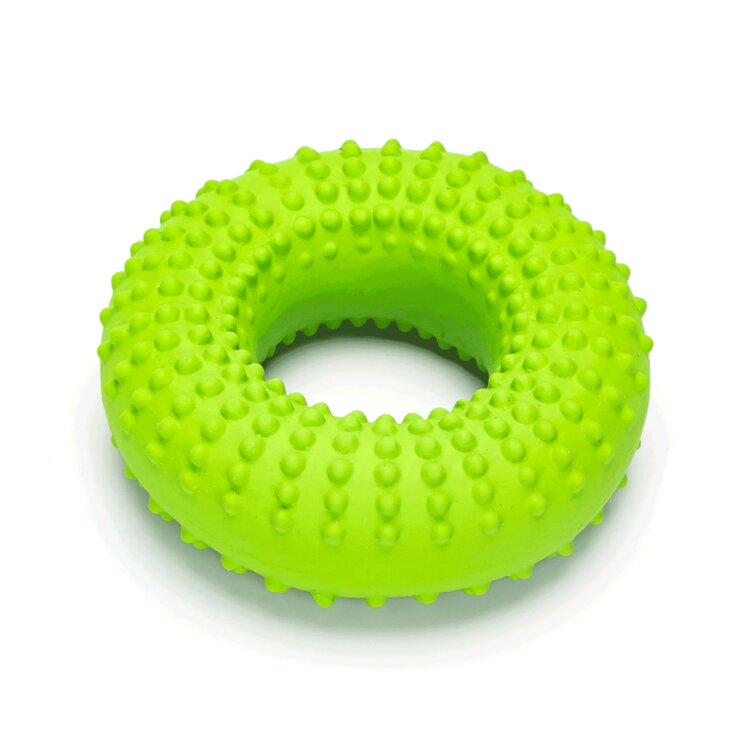 Nobleza Honden piepspeelgoed - Grote ring - Rubber - 12,5 cm