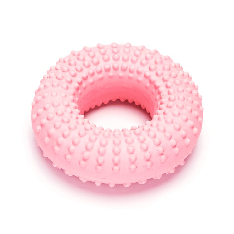 Nobleza Honden piepspeelgoed - Grote ring - Rubber - 12,5 cm