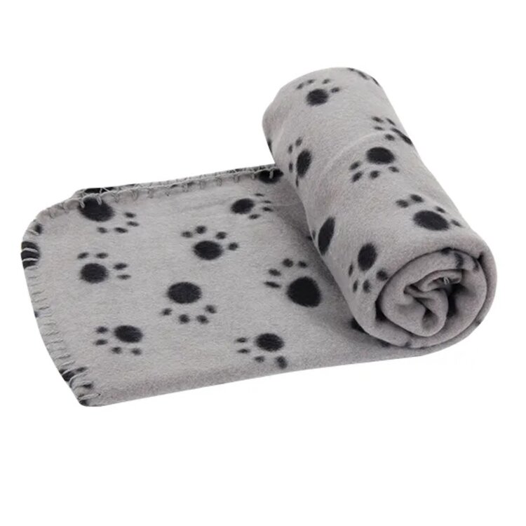 Nobleza Huisdierdeken, grijs fleece, maat S