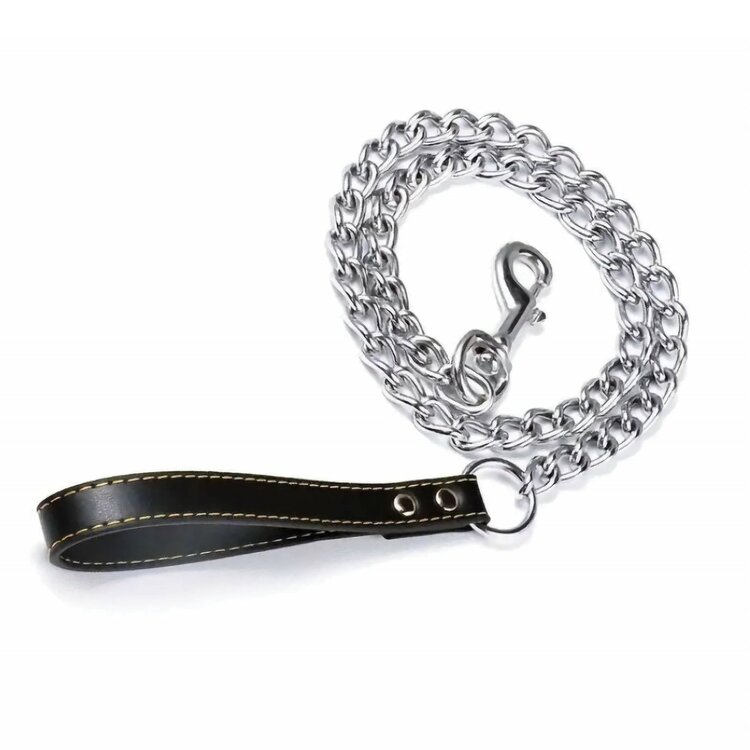 Nobleza Hondenriem - Ketting - Lengte 120 cm - Breed 1 cm