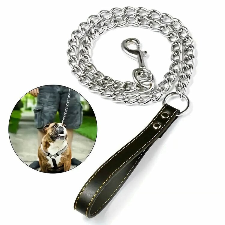 Nobleza Hondenriem - Ketting - Lengte 120 cm - Breed 1 cm