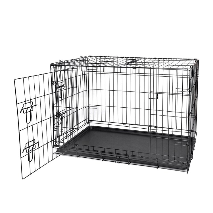 Nobleza Bench voor hond en kat - Metaaldraad - Zwart - XXL