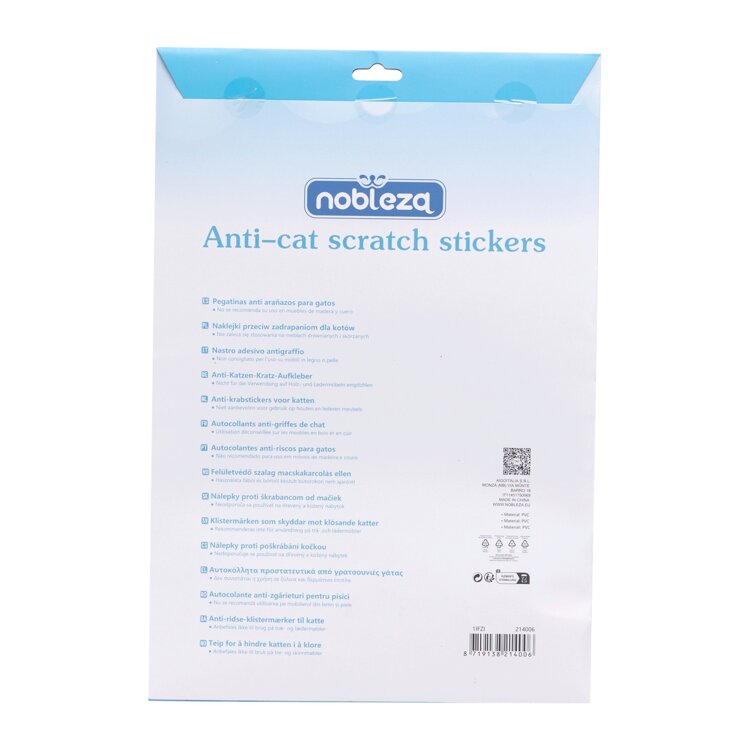Nobleza Anti krab vellen - 6 Stuks - Transparant