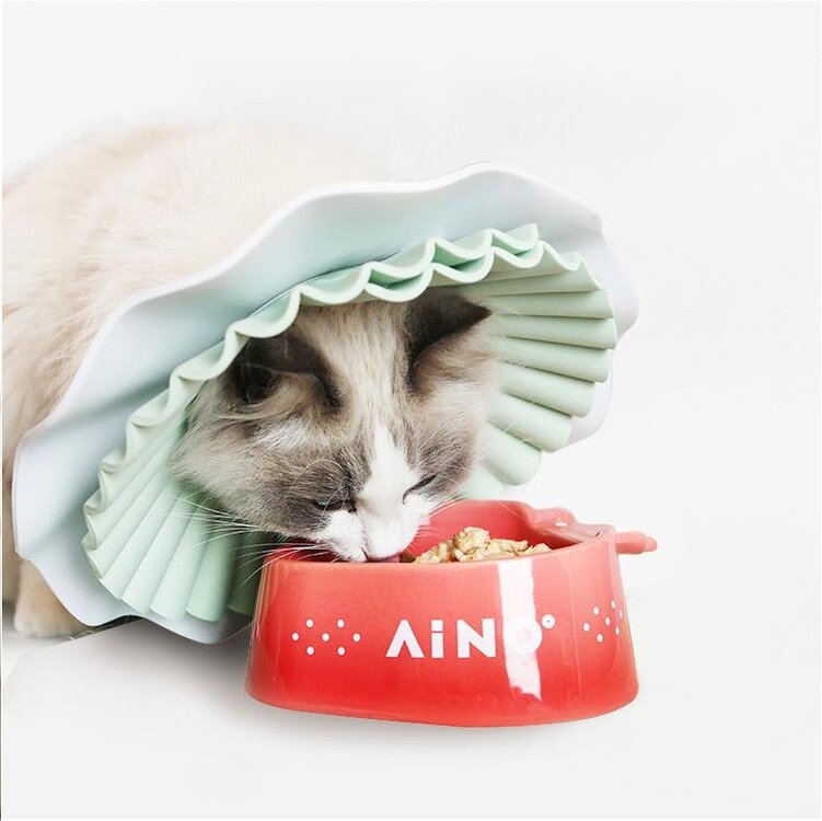 Aino Zachte beschermkraag voor hondje of kat - Roze - Maat M