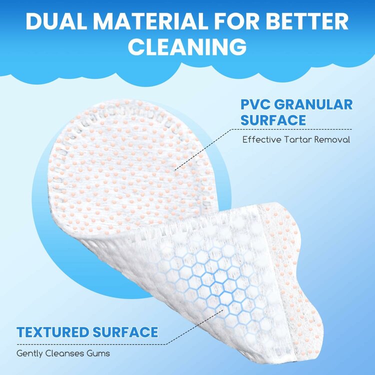Nobleza Gebitsreinigingsdoekjes - Vingerpads - 50 Stuks