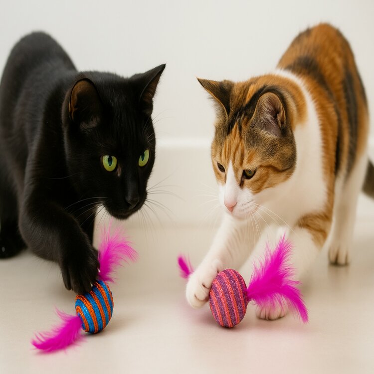 Speelballen voor katten