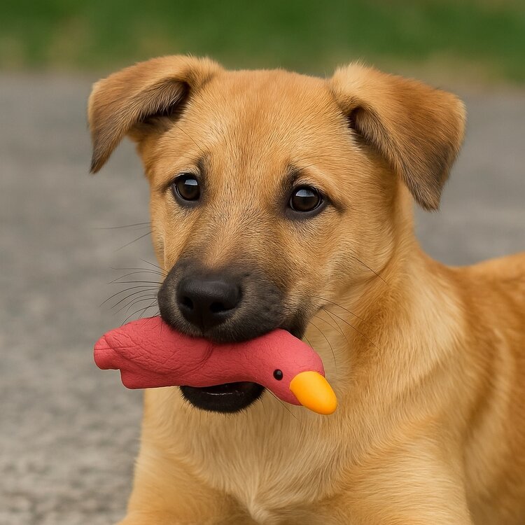 Honden piepspeelgoed gans