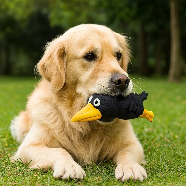 Leuk piepspeeltje voor honden